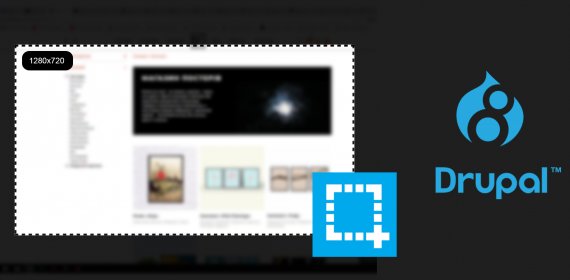 generating screenshots in drupal 8 with screenshot widget