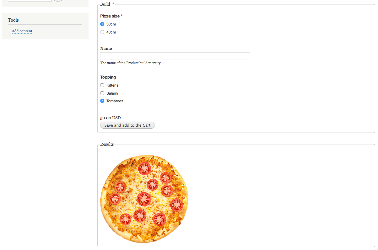Create your own Pizza Zanzarra