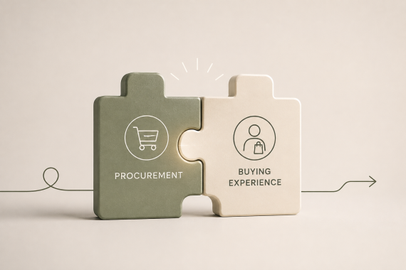 Connect procurement to the buying experience — without rebuilding the catalog.