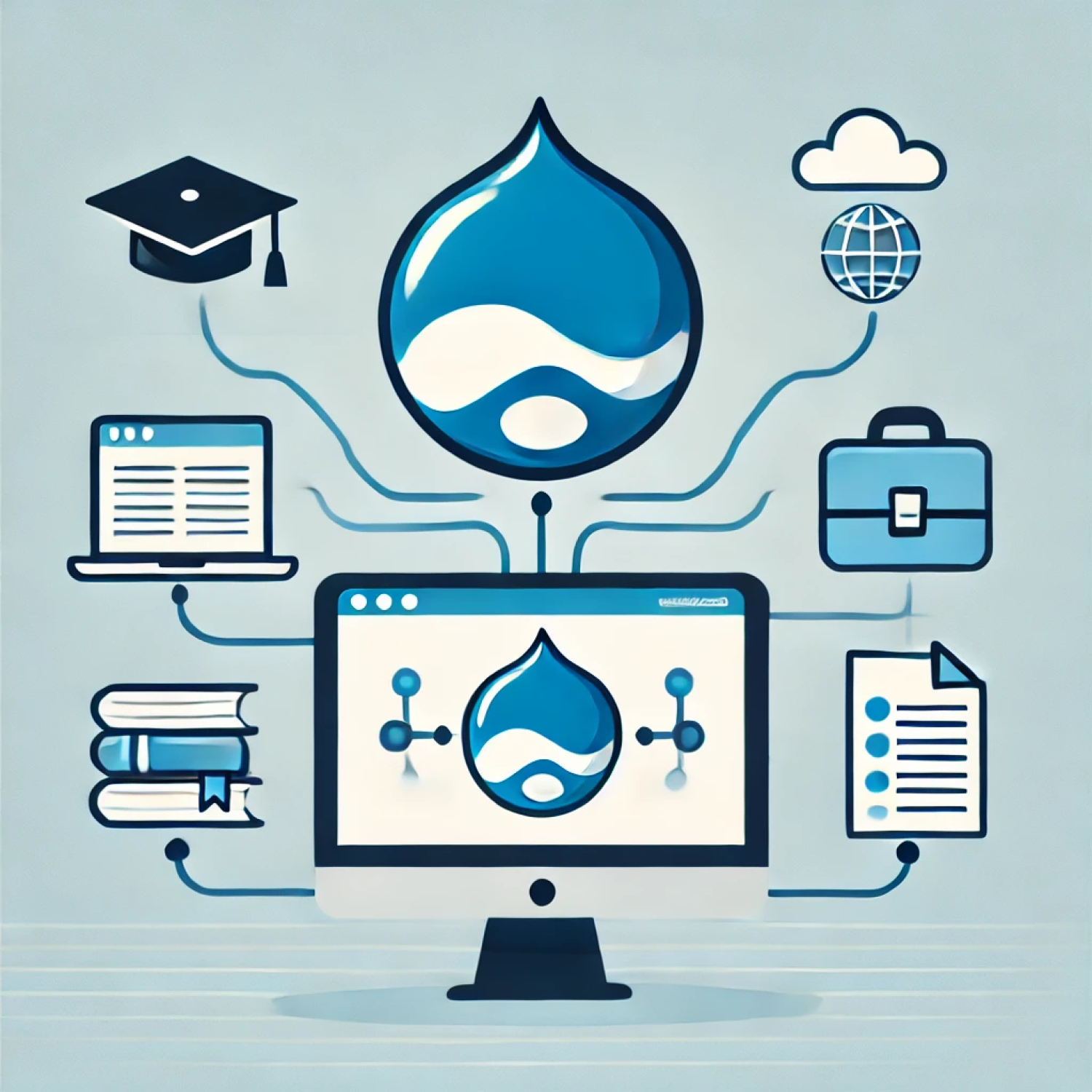 Drupal and Opigno zanzarra