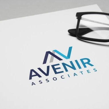 Avenir Associates logo on stationery